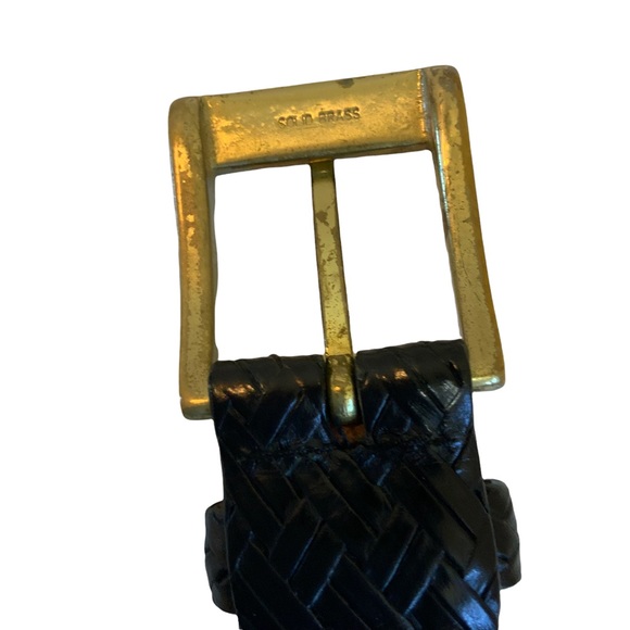 Martin Dingman Black Belt 40 Hand Made in America Basket Grain Italian Calfskin - Picture 9 of 11